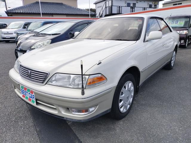 マークII グランデＦｏｕｒ　４ＷＤ　ナビ　オートライト　ＡＴ　キーレスエントリー　パワーシート　ＣＤ　カセット　衝突安全ボディ　ＡＢＳ　エアコン　パワーステアリング　パワーウィンドウ（12枚目）