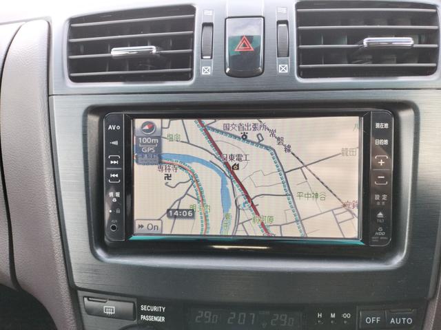 マークＸジオ ２４０Ｆ　ワンオーナー　ＥＴＣ　バックカメラ　ナビ　ＴＶ　オートライト　ＨＩＤ　スマートキー　電動格納ミラー　フルフラット　ＣＶＴ　アルミホイール　ミュージックプレイヤー接続可　盗難防止システム　衝突安全ボディ（5枚目）