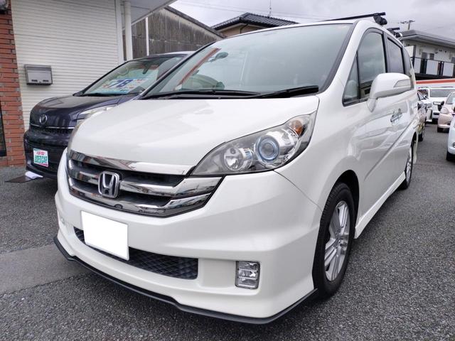 ステップワゴン スパーダＳ　バックカメラ　ナビ　ＴＶ　両側電動スライドドア　ＨＩＤ　スマートキー　後席モニター　３列シート　ウォークスルー　ＡＴ　アルミホイール　ＣＤ　盗難防止システム　衝突安全ボディ　ＡＢＳ　エアコン（12枚目）