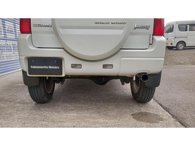 ジムニー ワイルドウインド 4WD ETC 冬タイヤ タイミングチェーン エンジンスターター キングピンベアリング左右交換済 社外オーディオ CD/MD AM/FM(48枚目)