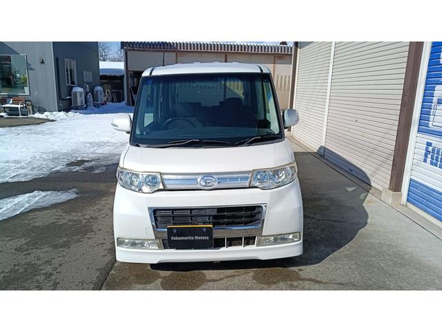 タント カスタムVセレクションターボ 4WD ETC Bluetooth スマートキー 片側電動スライドドア ピラーレス ターボ 純正ナビ フルセグTV CD DVD FM AM(7枚目)