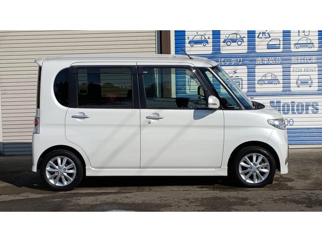 タント カスタムVセレクションターボ 4WD ETC Bluetooth スマートキー 片側電動スライドドア ピラーレス ターボ 純正ナビ フルセグTV CD DVD FM AM(9枚目)