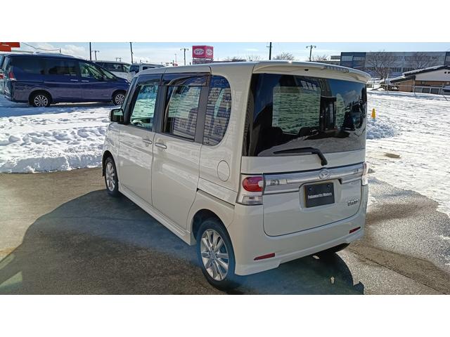 タント カスタムVセレクションターボ 4WD ETC Bluetooth スマートキー 片側電動スライドドア ピラーレス ターボ 純正ナビ フルセグTV CD DVD FM AM(13枚目)