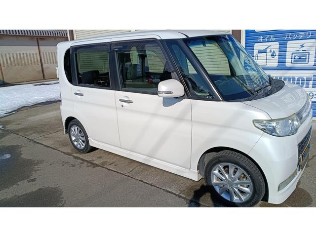 タント カスタムVセレクションターボ 4WD ETC Bluetooth スマートキー 片側電動スライドドア ピラーレス ターボ 純正ナビ フルセグTV CD DVD FM AM(48枚目)