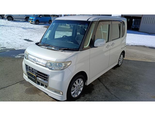 タント カスタムVセレクションターボ 4WD ETC Bluetooth スマートキー 片側電動スライドドア ピラーレス ターボ 純正ナビ フルセグTV CD DVD FM AM(52枚目)