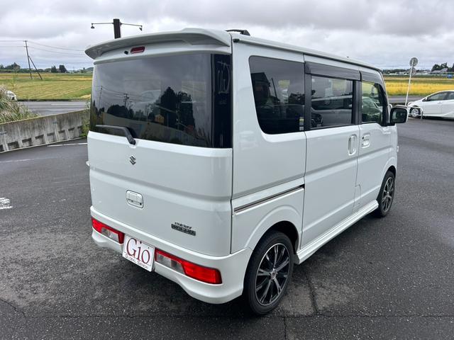 エブリイワゴン ＰＺターボ　４ＷＤ　車検令和８年５月まで　電動スライドドア　ＳＤナビＴＶ・Ｂカメラ・ＵＳＢ接続　衝突被害軽減　シートヒーター＆リアヒーター　Ｐスタート＆スマートキー　ＨＩＤライト＆フォグ　社外１５インチＡＷ（6枚目）