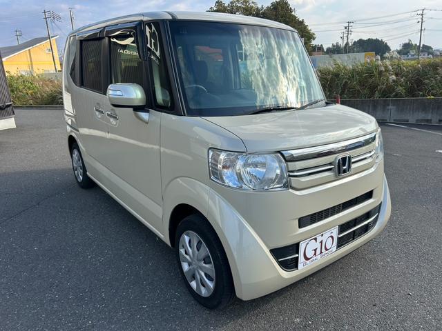 N-BOX G SSパッケージ 後期型 車検整備付き 電動スライドドア 純正ナビTV・Bluetooth・Bカメラ ステアスイッチ 前席シートヒーター プッシュスタート・スマートキー ETC HIDライト 横滑り防止機能 ドラレコ(3枚目)