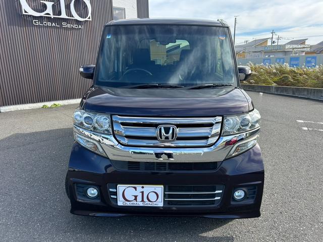 Ｎ－ＢＯＸカスタム Ｇ・Ｌパッケージ　後期　車検令和９年３月　電動スライドドア　ＳＤナビＴＶ・Ｂカメラ・ＵＳＢ接続　ステアスイッチ　プッシュスタート・スマートキー　ビルトインＥＴＣ　ＨＩＤライト＆フォグ　横滑り防止機能　純正１４インチＡＷ（2枚目）