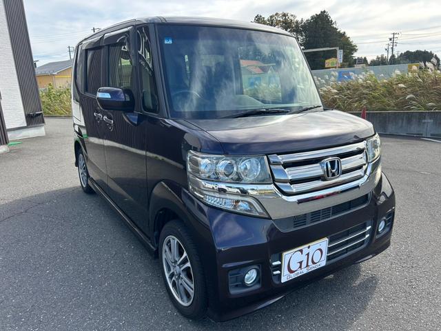 Ｎ－ＢＯＸカスタム Ｇ・Ｌパッケージ　後期　車検令和９年３月　電動スライドドア　ＳＤナビＴＶ・Ｂカメラ・ＵＳＢ接続　ステアスイッチ　プッシュスタート・スマートキー　ビルトインＥＴＣ　ＨＩＤライト＆フォグ　横滑り防止機能　純正１４インチＡＷ（3枚目）