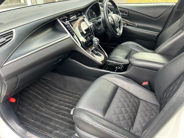 ハリアー エレガンス　車検整備付き　モデリスタフルエアロ　黒ハーフレザーシート　外１８インチＡＷ　純正ナビＴＶ・Ｂｌｕｅｔｏｏｔｈ・Ｂカメラ　　ＬＥＤヘッドライト＆フォグ　プッシュスタート・スマートキー　ドラレコ　ＥＴＣ（21枚目）