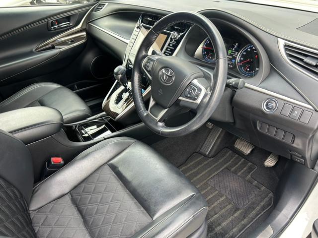 ハリアー エレガンス　車検整備付き　モデリスタフルエアロ　黒ハーフレザーシート　外１８インチＡＷ　純正ナビＴＶ・Ｂｌｕｅｔｏｏｔｈ・Ｂカメラ　　ＬＥＤヘッドライト＆フォグ　プッシュスタート・スマートキー　ドラレコ　ＥＴＣ（25枚目）