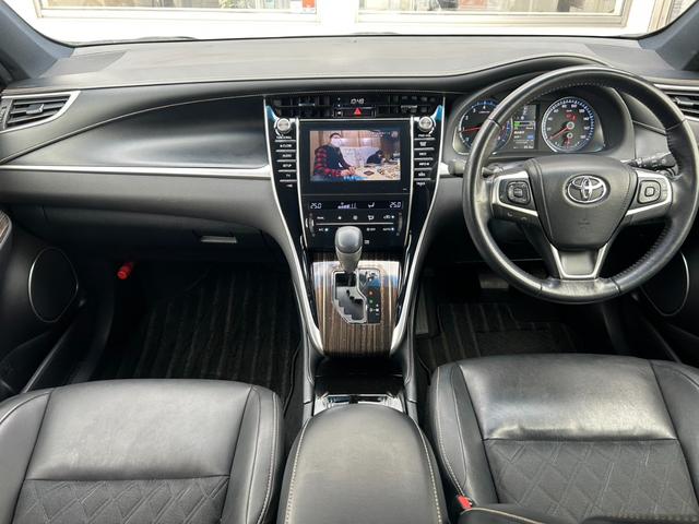 ハリアー エレガンス　車検整備付き　モデリスタフルエアロ　黒ハーフレザーシート　外１８インチＡＷ　純正ナビＴＶ・Ｂｌｕｅｔｏｏｔｈ・Ｂカメラ　　ＬＥＤヘッドライト＆フォグ　プッシュスタート・スマートキー　ドラレコ　ＥＴＣ（27枚目）