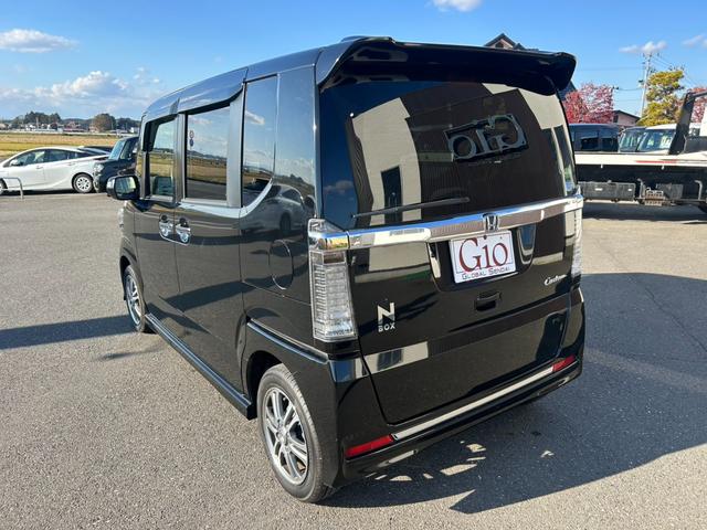 Ｎ－ＢＯＸカスタム Ｇ　ＳＳパッケージ　後期　両側電動ドア　純正ナビＴＶ・Ｂカメラ・Ｂｌｕｅｔｏｏｔｈ　ステアスイッチ　プッシュスタート・スマートキー　ＥＴＣ　ＨＩＤライト＆フォグ　横滑り防止機能　前後ドラレコ　純正１４インチＡＷ　関東仕入（7枚目）