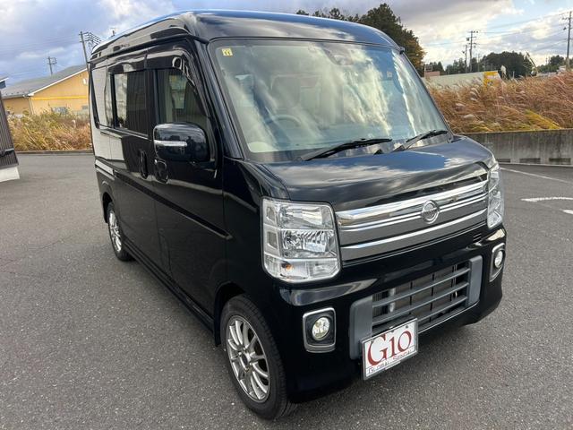 ＮＶ１００クリッパーリオ Ｇ　ターボ・ハイルーフ・４ＷＤ　車検整備付　両側電動ドア　ＳＤナビＴＶ・Ｂｌｕｅｔｏｏｔｈ・Ｂカメラ　スマートキー　ＨＩＤライト＆フォグ　リアヒーター　横滑防止・衝突被害軽減　前後ドラレコ　電動ステップ（3枚目）