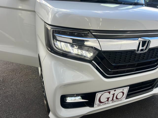 Ｎ－ＢＯＸカスタム Ｇ・Ｌホンダセンシング　車検令和１０年２月まで　純正８型ナビＴＶ・Ｂｌｕｅｔｏｏｔｈ・Ｂカメラ　ＵＳＢ接続　前後ドラレコ　アダプティブクルーズ　衝突被害軽減・車線逸脱警報　ＥＴＣ　ＬＥＤライト＆フォグ　電動スライドドア（4枚目）