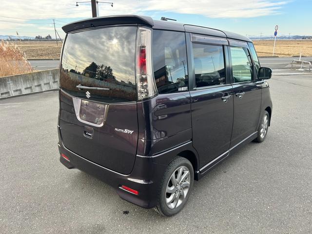 パレットSW リミテッドII 車検整備付き 両側電動スライドドア SDナビTV・Bluetooth/USB接続 前後ドラレコ HIDヘッドライト&フォグランプ プッシュスタート&スマートキー シートヒーター 純正14インチAW(5枚目)