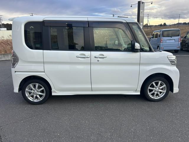 タント カスタムX 車検令和9年3月まで SDナビTV・Bluetooth対応・Bカメラ USB接続 前後ドラレコ ETC LEDライト&フォグ 電動スライドドア 横滑り防止機能 純正エアロ・純正14インチAW 関東仕入(5枚目)