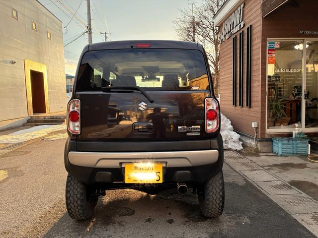 ハスラー Ｇターボ　４ＷＤ　　　４インチリフトアップ　　ディスプレイオーディオ　ＥＴＣ　　前後ドラレコ　　１４インチマッドタイヤ（3枚目）