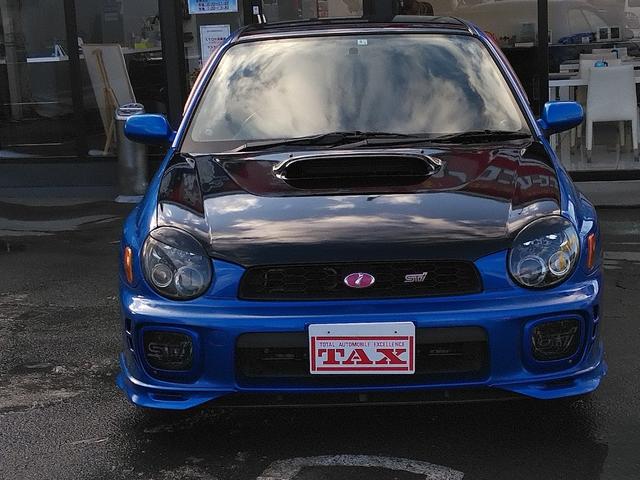 WRX STi GTウィング TEIN車高調 FUJITUBOマフラー マッドフラップ ナビTV ターボ計(2枚目)