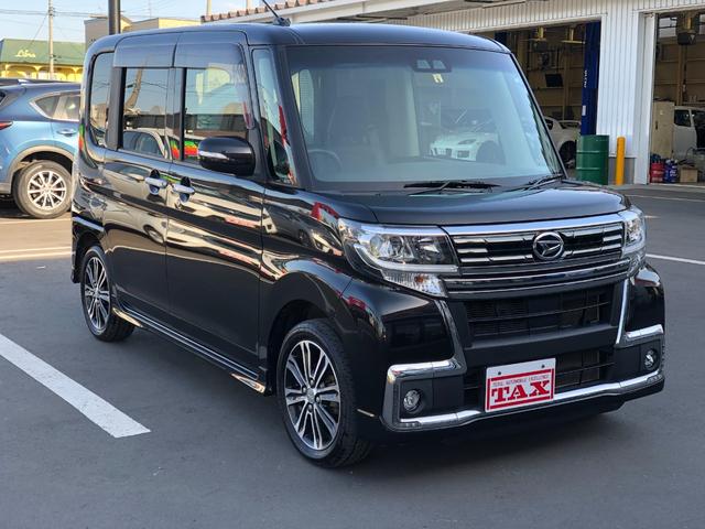 タント カスタムＲＳ　トップエディションＳＡＩＩＩ　フルタイム４ＷＤ　横滑り防止機能　踏み間違い防止　ナビＴＶ　Ｂｌｕｅｔｏｏｔｈ接続　バックカメラ　シートヒーター　オートエアコン　ＬＥＤヘッド　ハイビームアシスト　電動格納ドアミラー（9枚目）