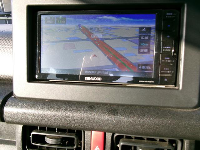 ジムニー ＸＬ　パートタイム４ＷＤ　ターボー　禁煙車両　１オ－ナ－　ブル－トウ－ス　ナビＴＶ　前席シートヒーター　ＥＴＣ車載器　地デジフルセグＴＶ　ＤＶＤ視聴可　横滑り防止機能　スマートキー＆プッシュスタート（3枚目）