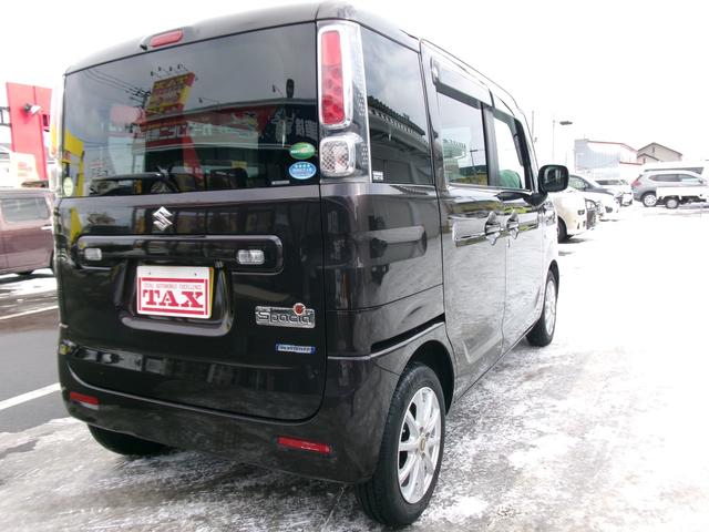 スペーシア ハイブリッドＧ　４ＷＤ　禁煙車　両面スライドドア　シートヒータ　メモリーナビ　スマートキー・プッシュスタート　エネチャージ　ベンチＳ　Ｗエアバッグ　横滑り防止装置付　ＡＡＣ　ワンセグ　ＰＳ　メモリーナビ（10枚目）