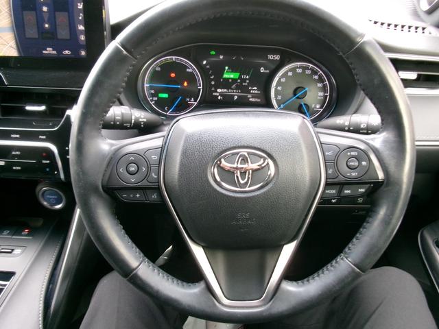 ハリアーハイブリッド Z レザーパッケージ 4WD 黒革シート LEDヘッド オートマチックハイビーム ナビ・TV ワンオーナー 禁煙 シートヒータ クリアランスソナー ETC スマートキ- パワーシート BT接続(32枚目)