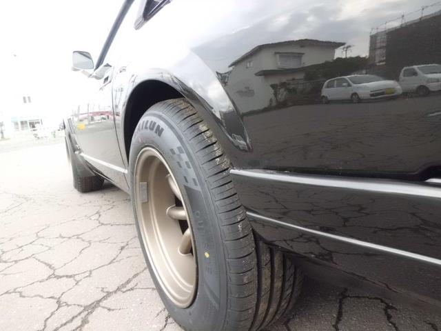 ブラックレーシング深リムホイール