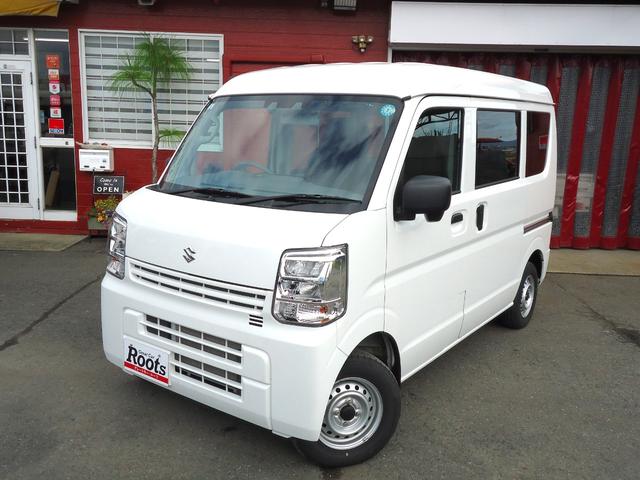 エブリイ ＰＡリミテッド　４ＷＤ　ＣＶＴ　デュアルカメラブレーキサポート　ＬＥＤヘッドランプ　パワーウィンドウ　キーレス　ＡＢＳ　ファブリックシート　オートライト　クリアランスソナー　Ｗエアバッグ　ハイルーフ（3枚目）