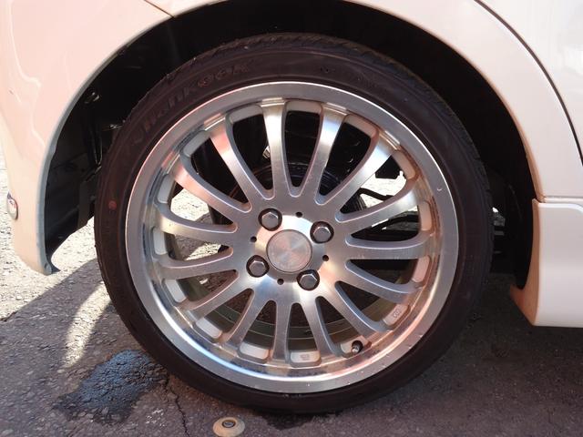 ムーヴラテ クールターボ 4WD ターボ 純正ナビ エンジンスターター CD DVD バックカメラ キーレス ABS HID ローダウン ルームイルミネーション 16インチ社外アルミホイール ETC(43枚目)