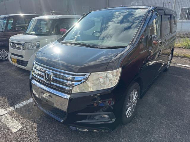 ステップワゴンスパーダ Ｓ　片側パワスラキーレス　ＡＢＳエアバックＨＩＤフォグランプ電動格納ミラー（7枚目）