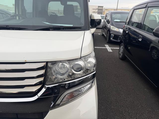 Ｎ－ＢＯＸカスタム Ｇ・Ａパッケージ　スマートキーオートエアコン片側パワスラＨＩＤフォグランプ社外ナビ電動格納ミラー（7枚目）