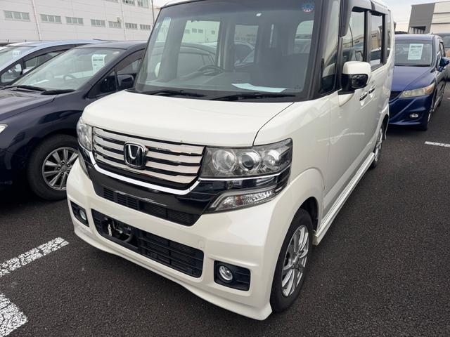 Ｎ－ＢＯＸカスタム Ｇ・Ａパッケージ　スマートキーオートエアコン片側パワスラＨＩＤフォグランプ社外ナビ電動格納ミラー（10枚目）