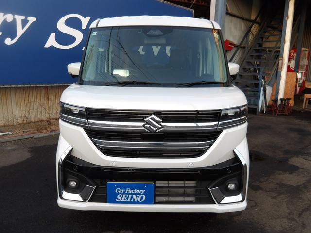 スペーシアカスタム ハイブリッドXS 4WD 9インチ純正ナビTV 全方位カメラ 衝突被害軽減システム Bluetooth 両側パワースライドドア LEDヘッドライト ETC スマートキー シートヒーター クルーズコントロール(2枚目)