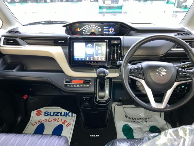 ソリオ ＨＹＢＲＩＤ　ＭＺ　９インチナビ　全方位カメラ　純正ホイール＆夏タイヤ欠品　衝突被害軽減ブレーキ　後退時ブレーキサポート　前後誤発進抑制機能　車線逸脱警報機能　アダプティブクルーズコントロール　両側電動スライドドア　オートライト　ＬＥＤヘッドランプ（7枚目）