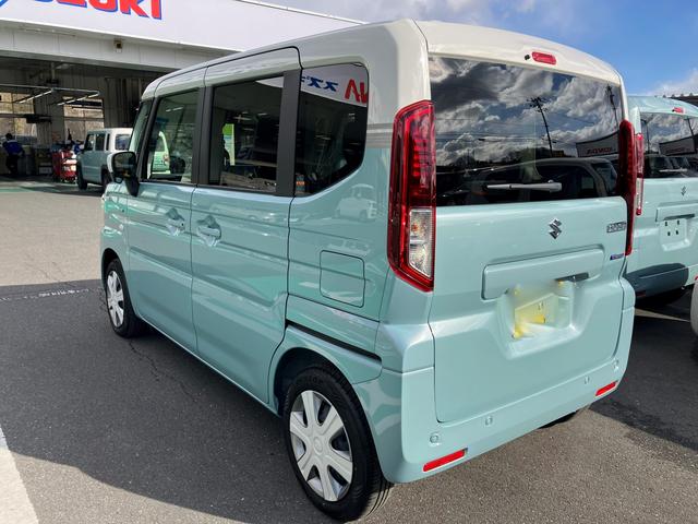 スペーシア ＨＹＢＲＩＤ　Ｘ　４ＷＤ　両側電動スライドドア　衝突被害軽減ブレーキ　後退時ブレーキサポート　前後誤発進抑制機能　前後パーキングセンサー　車線逸脱警報機能　ＬＥＤヘッドライト　オートライト（4枚目）