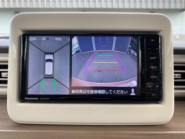 アルトラパン X 4WD 禁煙ワンオーナー 記録簿完備 全方位モニター付SDナビフルセグTV TVキット バックカメラ ツートンカラー 衝突被害軽減装置 シートヒーター 純正14インチAW オートエアコン 前後ドラレコ(10枚目)