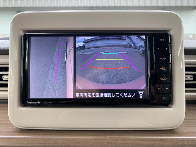 アルトラパン X 4WD 禁煙ワンオーナー 記録簿完備 全方位モニター付SDナビフルセグTV TVキット バックカメラ ツートンカラー 衝突被害軽減装置 シートヒーター 純正14インチAW オートエアコン 前後ドラレコ(11枚目)