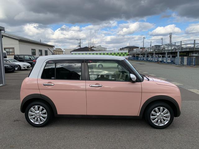 アルトラパン X 4WD 禁煙ワンオーナー 記録簿完備 全方位モニター付SDナビフルセグTV TVキット バックカメラ ツートンカラー 衝突被害軽減装置 シートヒーター 純正14インチAW オートエアコン 前後ドラレコ(42枚目)