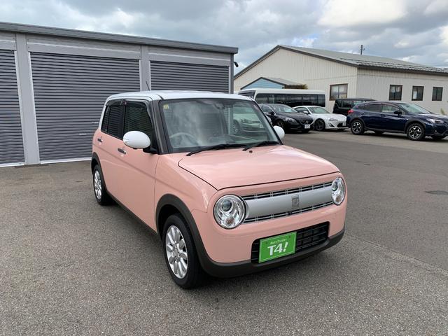 アルトラパン X 4WD 禁煙ワンオーナー 記録簿完備 全方位モニター付SDナビフルセグTV TVキット バックカメラ ツートンカラー 衝突被害軽減装置 シートヒーター 純正14インチAW オートエアコン 前後ドラレコ(43枚目)