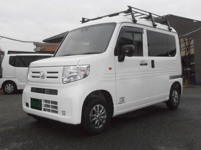 N-VAN G・ホンダセンシング 衝突軽減ブレーキ 誤発進抑制、路外逸脱抑制機能 アダプティブクルーズコントロール、4WD アイドリングストップ、純正ルーフキャリア、ナビ地デジTV、Bカメラ、Bluetooth音楽ハンズフリー ETC(3枚目)