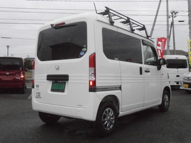 N-VAN G・ホンダセンシング 衝突軽減ブレーキ 誤発進抑制、路外逸脱抑制機能 アダプティブクルーズコントロール、4WD アイドリングストップ、純正ルーフキャリア、ナビ地デジTV、Bカメラ、Bluetooth音楽ハンズフリー ETC(7枚目)