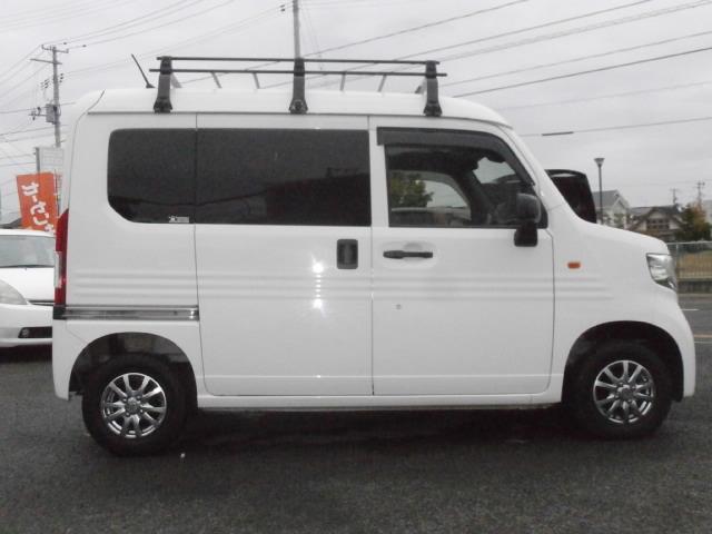 N-VAN G・ホンダセンシング 衝突軽減ブレーキ 誤発進抑制、路外逸脱抑制機能 アダプティブクルーズコントロール、4WD アイドリングストップ、純正ルーフキャリア、ナビ地デジTV、Bカメラ、Bluetooth音楽ハンズフリー ETC(8枚目)