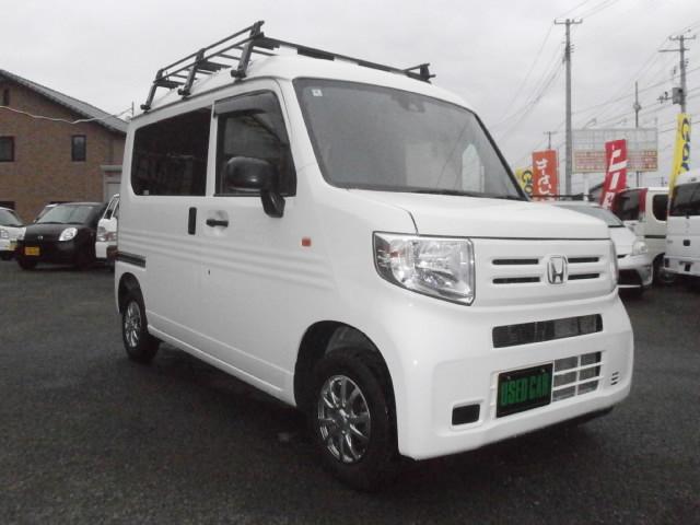 N-VAN G・ホンダセンシング 衝突軽減ブレーキ 誤発進抑制、路外逸脱抑制機能 アダプティブクルーズコントロール、4WD アイドリングストップ、純正ルーフキャリア、ナビ地デジTV、Bカメラ、Bluetooth音楽ハンズフリー ETC(9枚目)