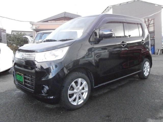 ワゴンRスティングレー X レーダーブレーキサポート装着車 誤発進抑制機能、4WD プッシュスタート スマートキー アイドリングストップ シートヒーター ディスチャージヘッドランプ Bluetoothオーディオ ハンズフリー(3枚目)