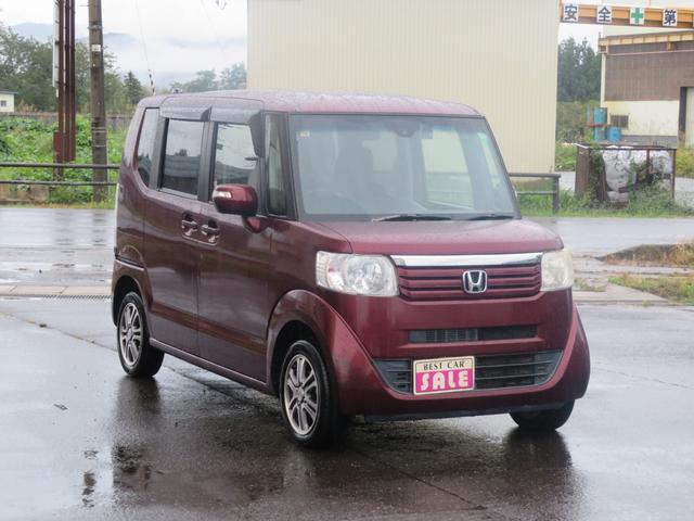 Ｎ－ＢＯＸ Ｇ　ターボＳＳパッケージ　４ＷＤ　両側パワースライド　社外フルセグナビ　ブルートウース機能　　バックカメラ　ドライブレコーダー前後カメラ　シートヒーター左右　アイドリングストップ　衝突ブレーキ　横滑り防止　スマートキー（2枚目）