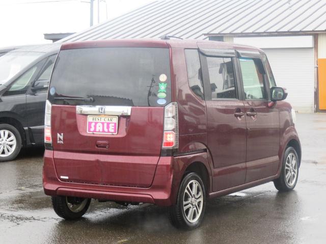 Ｎ－ＢＯＸ Ｇ　ターボＳＳパッケージ　４ＷＤ　両側パワースライド　社外フルセグナビ　ブルートウース機能　　バックカメラ　ドライブレコーダー前後カメラ　シートヒーター左右　アイドリングストップ　衝突ブレーキ　横滑り防止　スマートキー（6枚目）