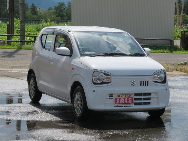 アルト L 4WDアイドリングストップ機能 衝突軽減前後センサー 社外ナビ バックカメラ ブルトウース機能 ETC スタッドレスタイヤ キーレス 禁煙車 電動格納ミラー ドアミラーボデイ同色(2枚目)