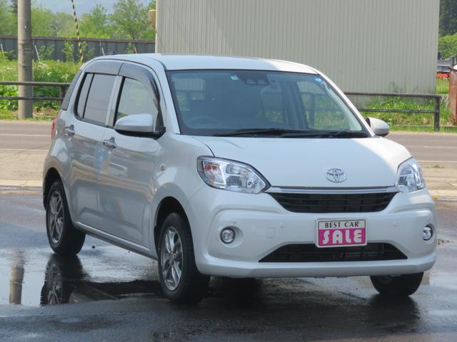 パッソ X Lパッケージ 4WD 寒冷地仕様 フルセグナビ ブルートウース機能 バックカメラ ETC 純正ドライブレコーダー LEDライトフオグランプ シートヒーター ワイパーデアイサー 14インチアルミ スタッドレスタイヤ(2枚目)