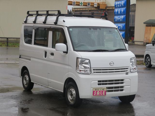 スクラム ＰＣ　スペシャルハイルーフ４ＷＤ　禁煙車　グー保証１年付き　社外ナビ　バックカメラ　ブルトウース機能　ドライブレコーダー　キーレス　セーフテイサポート　スタッドレスタイヤ付　オーバーヘッドコンソール（2枚目）